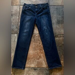 Liverpool Peyton Slim Boyfriend Dark Blue Ankle Jeans